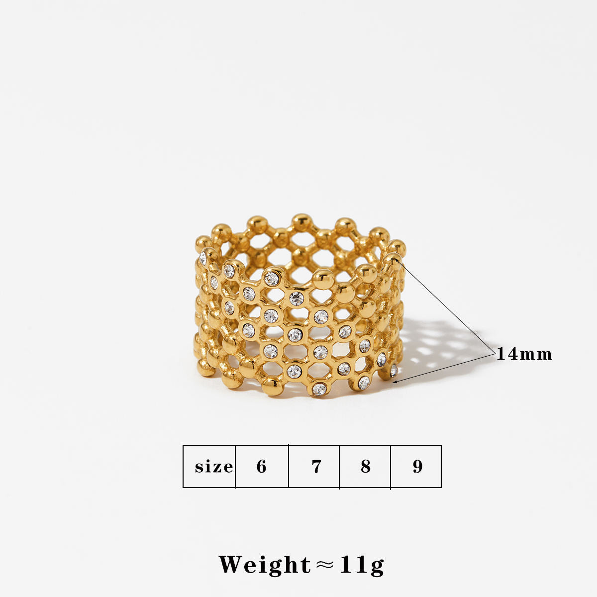 Lattice Band Ring