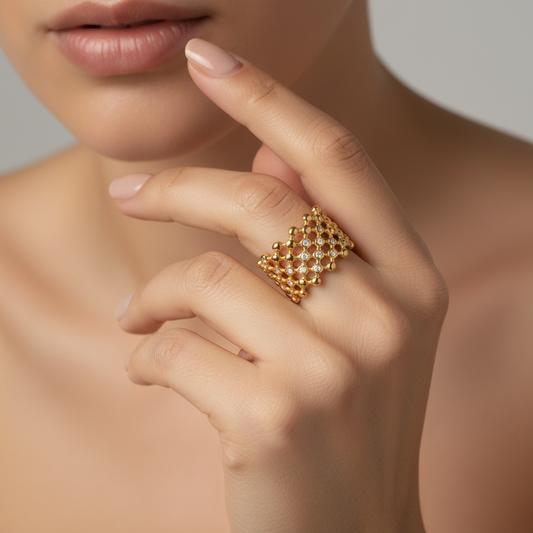 Lattice Band Ring