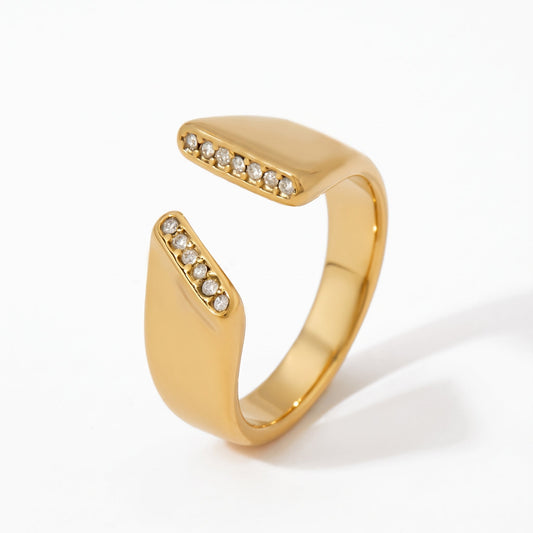 Edge Open Statement Ring
