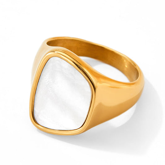 Shell Signet Ring